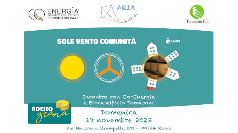 Incontro di GAS di Roma con CO-energia e Biocaseificio Tomasoni